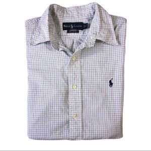 Ralph Lauren Custom Fit Button Down Plaid Shirt